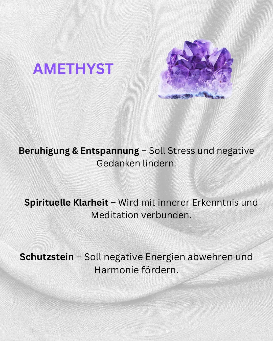 Amethyst - Stein der Ruhe und Spiritualität Nezih