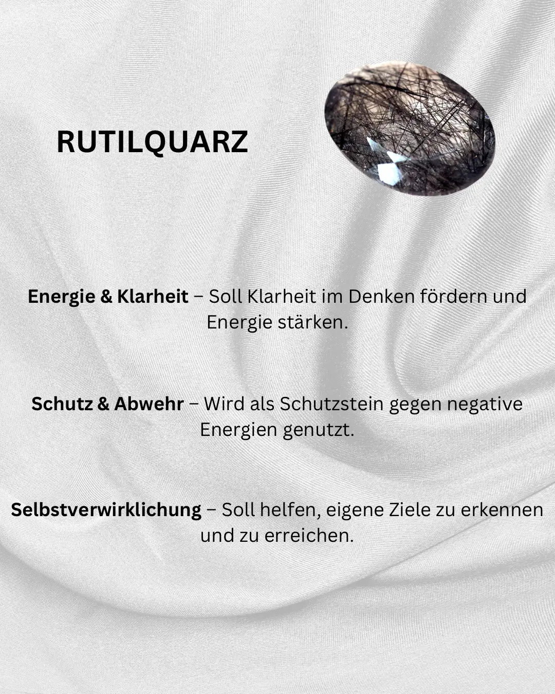 Rutilquarz – Stein der Klarheit & Transformation Nezih