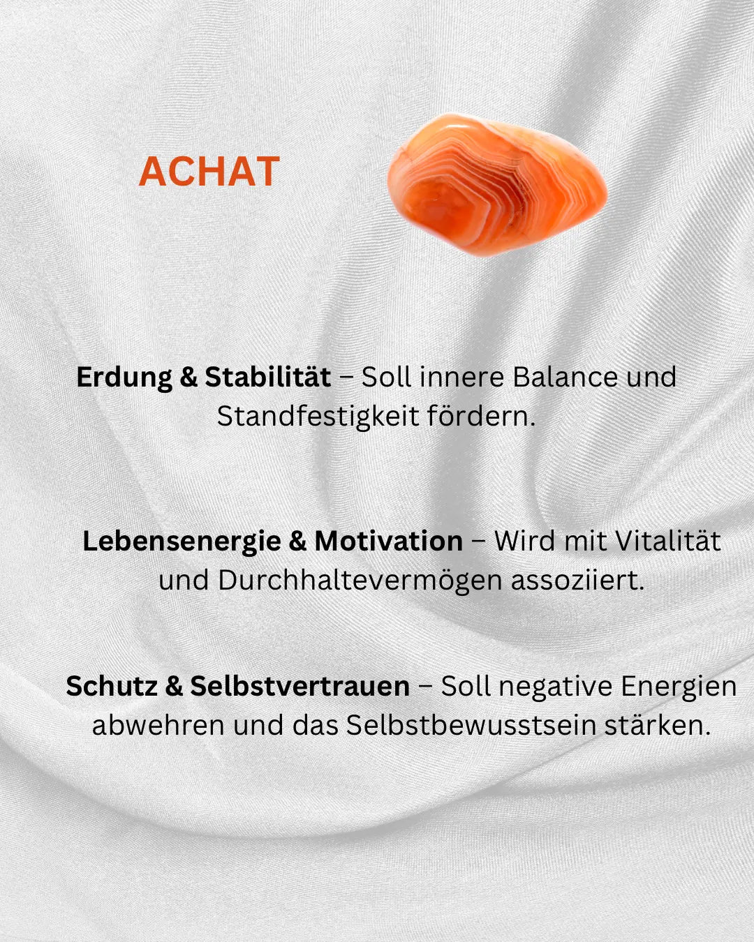 Roter Achat – Stein der Stärke & Vitalität Nezih