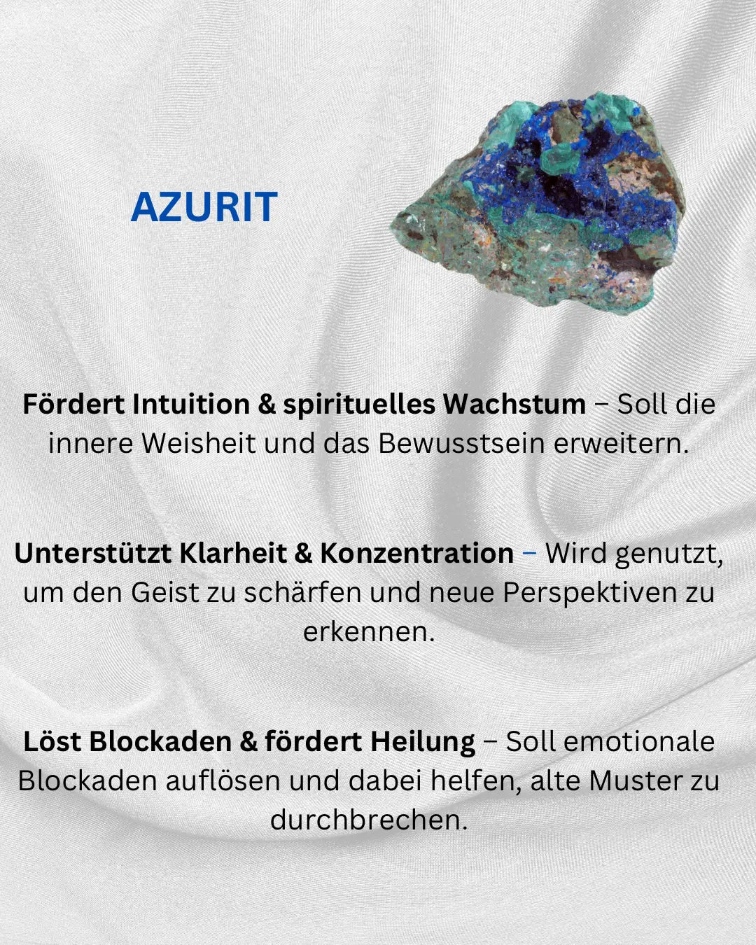Azurit – Stein der Intuition & geistigen Klarheit Nezih