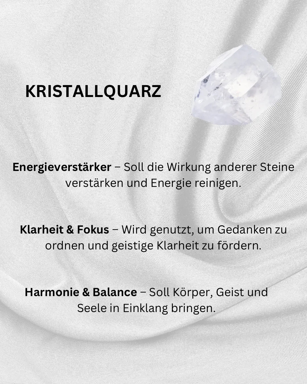 Kristallquarz – Stein der Klarheit & Energie Nezih