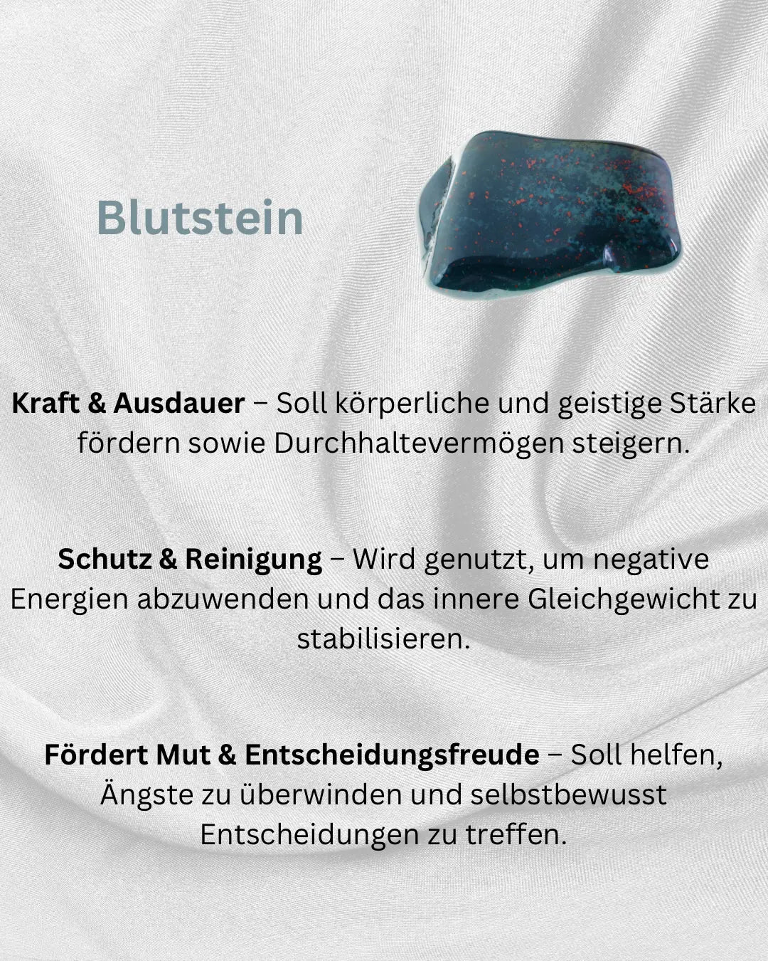 Blutstein – Stein der Vitalität & inneren Stärke Nezih