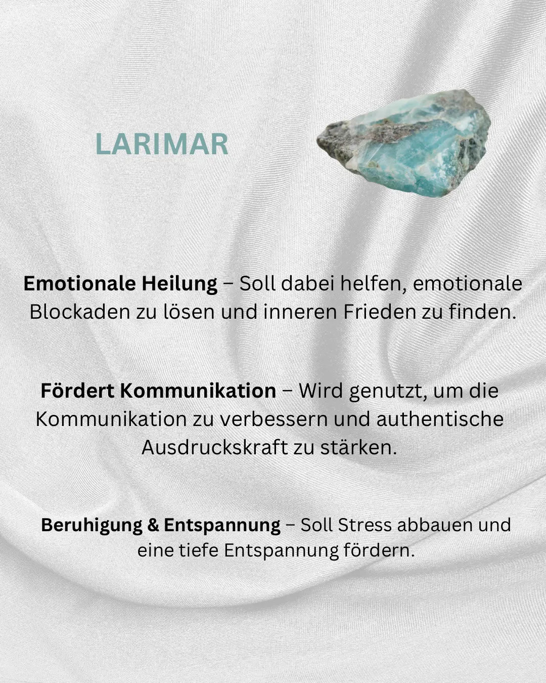 Larimar – Stein der Ruhe & inneren Harmonie Nezih