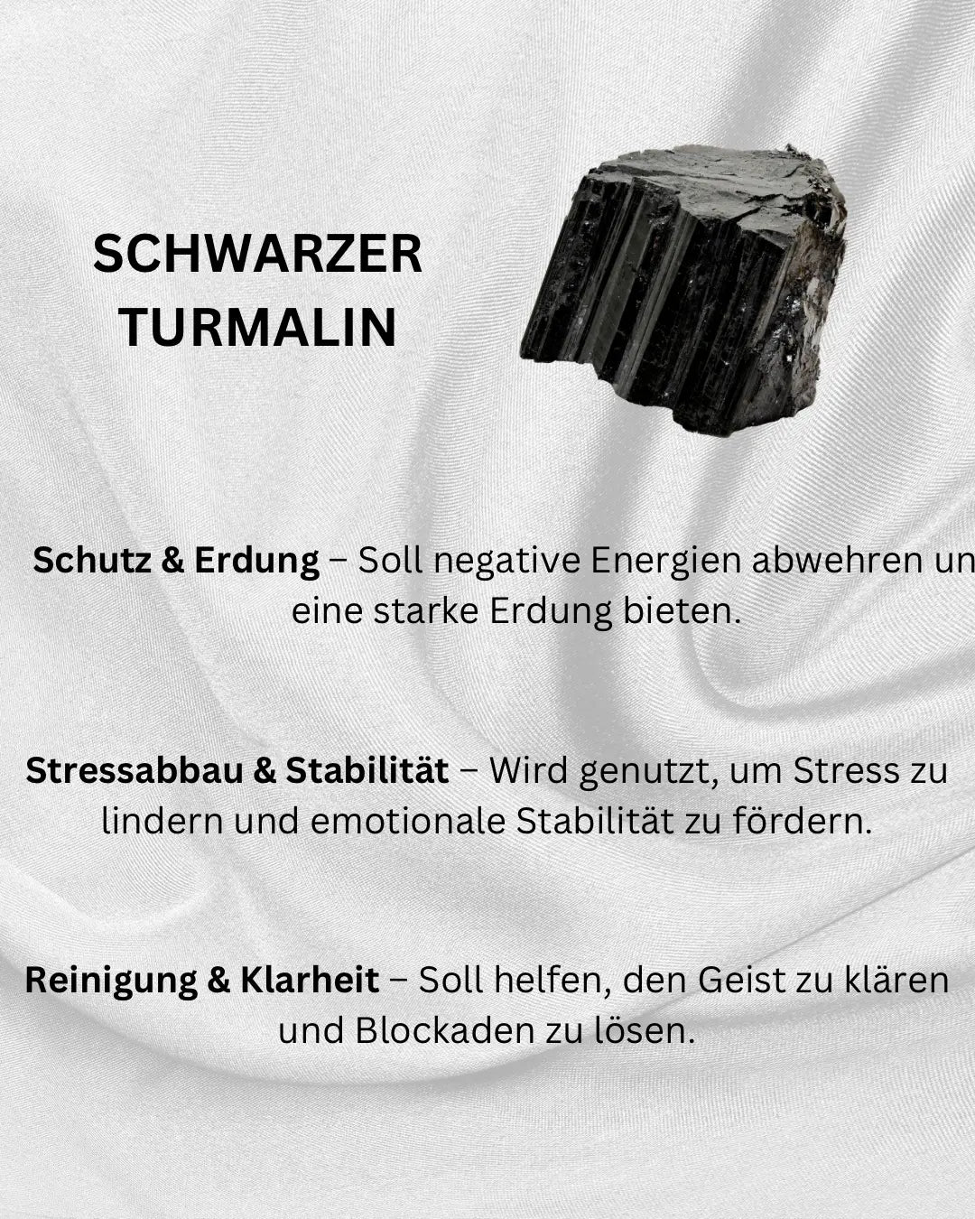 Schwarzer Turmalin – Stein des Schutzes & der Erdung Nezih