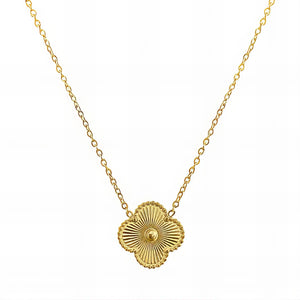 Fleur Charm Gold Halskette